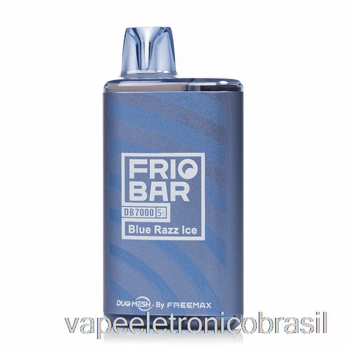 Vape Eletrônico Freemax Friobar Db7000 Descartável Azul Razz Ice